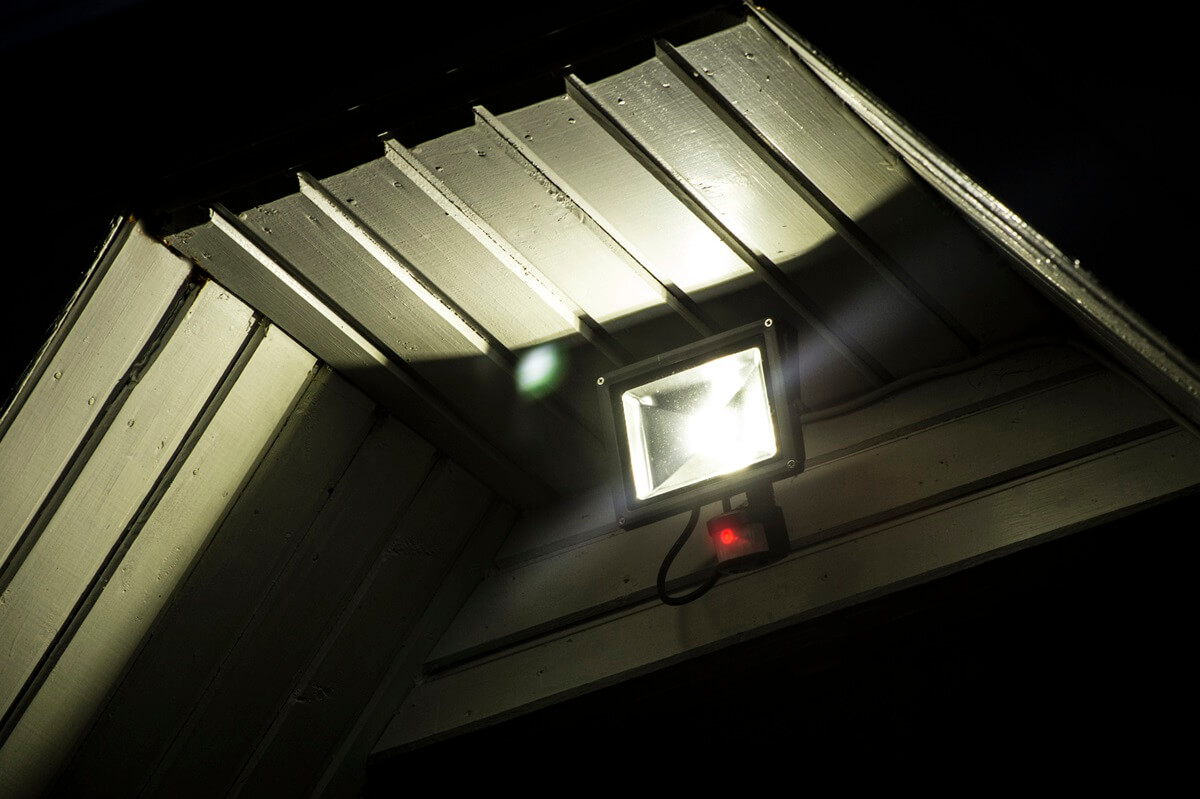 Where is the Sensor Located on An Outdoor Light?